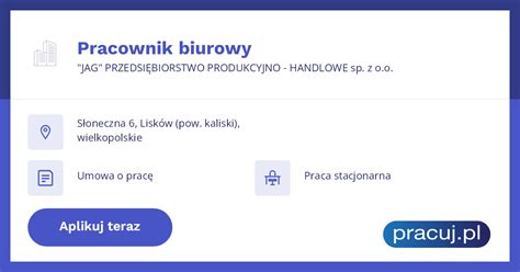 Ponad 100 ofert pracy, zatrudnienie: Lisków, wielkopolskie 28